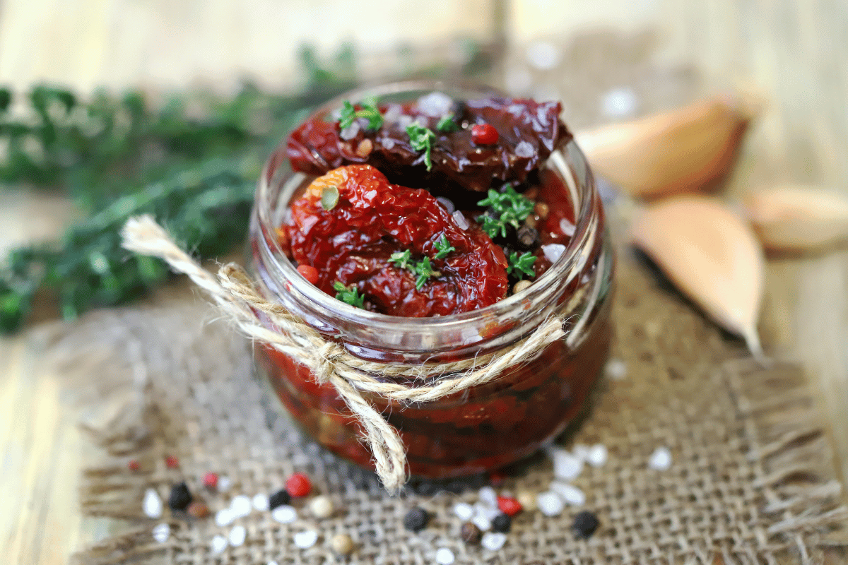 pomodori secchi sott'olio