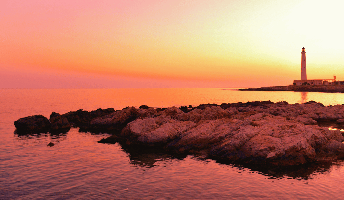 tramonto al faro di favignana